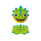 🦖 Almofada de viagem Zoo Nap Dinosaur com máscara para os olhos