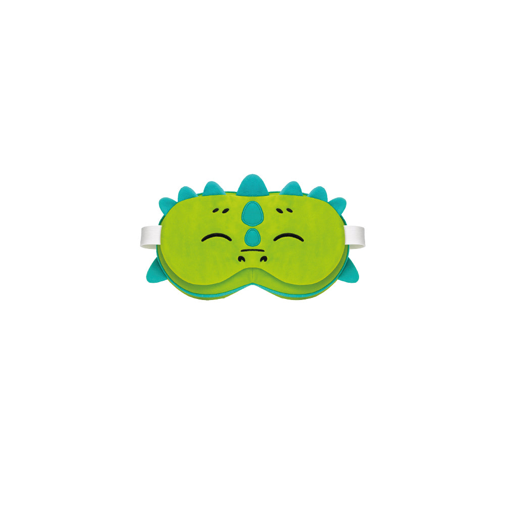 🦖 Almofada de viagem Zoo Nap Dinosaur com máscara para os olhos