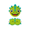 🦖 Almofada de viagem Zoo Nap Dinosaur com máscara para os olhos