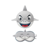 🦈 Almofada de viagem Zoo Nap Shark com máscara para os olhos